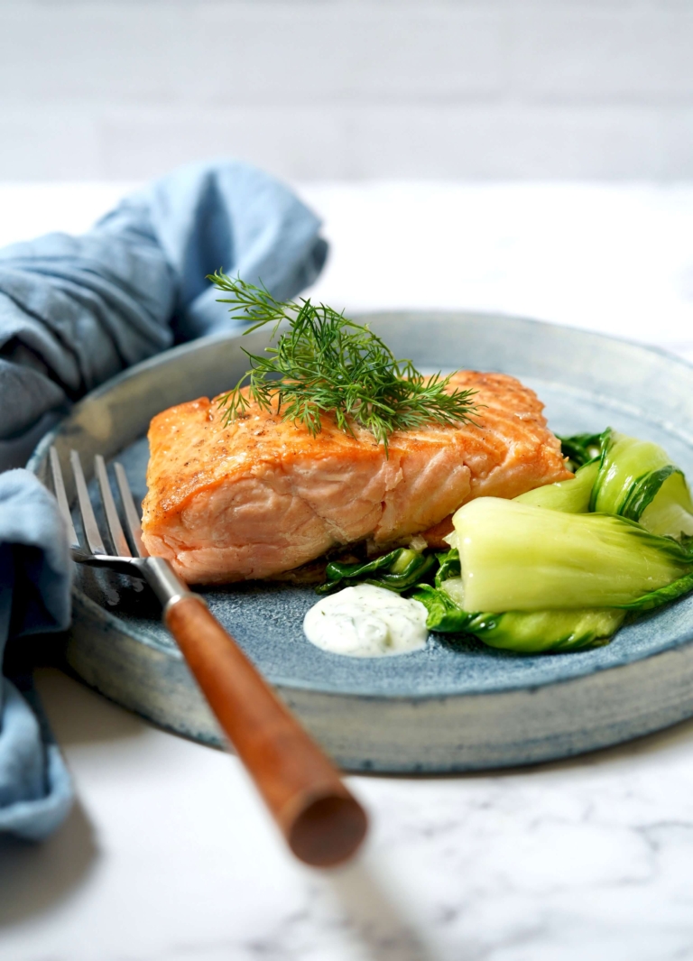 roasted salmon