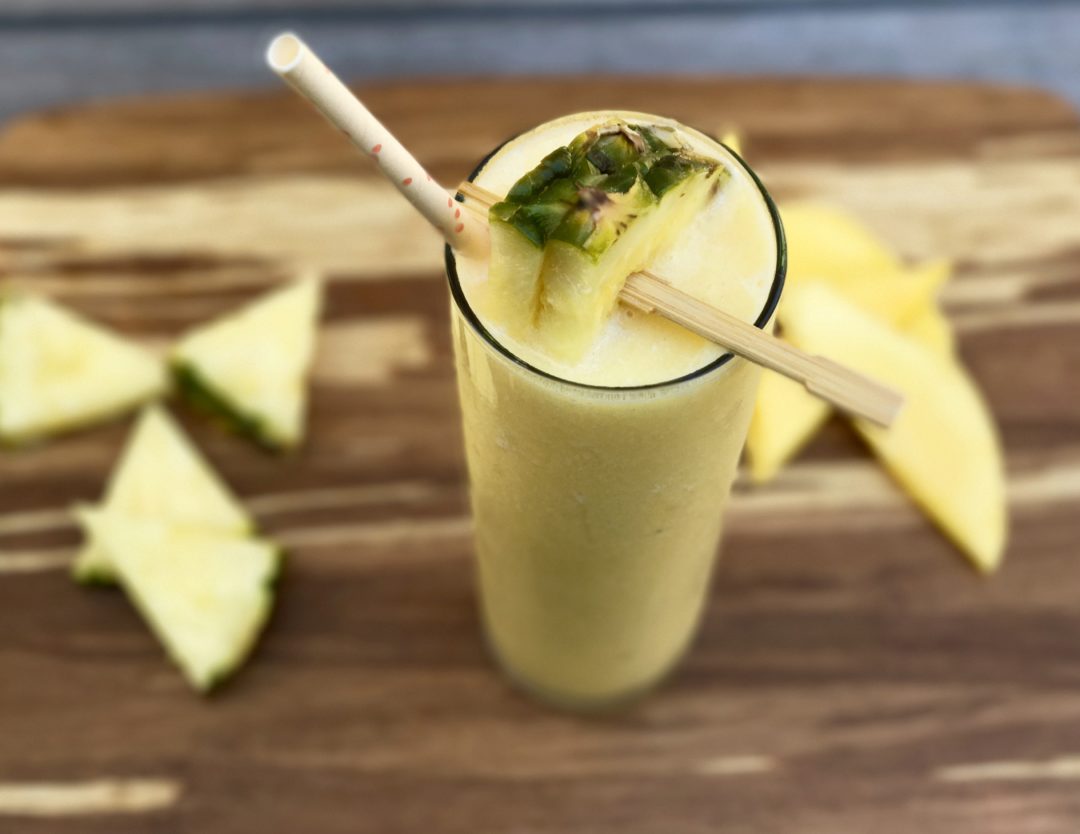 Need Some Energy?  Try This Mango-Pineapple Protein Smoothie