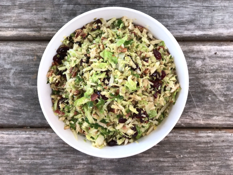 shredded brussels sprout