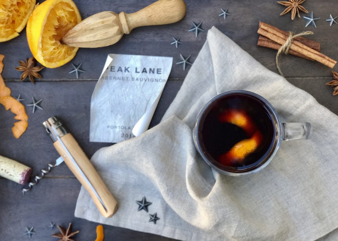 Mulled Wine With Cinnamon And Brandy