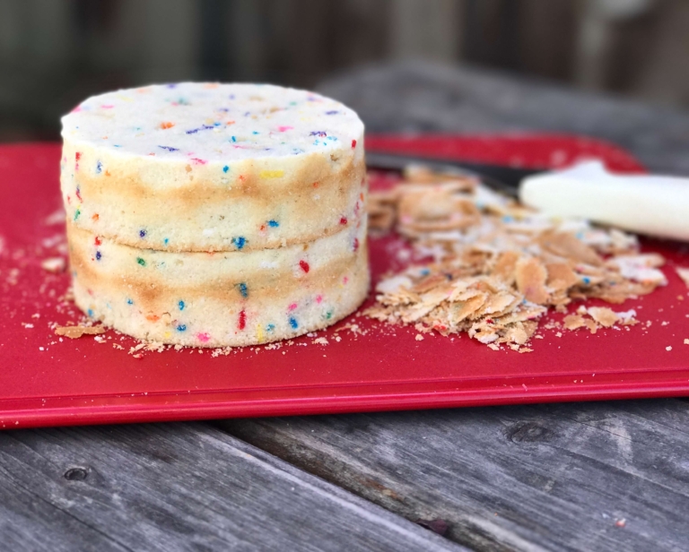 vanilla confetti birthday cake