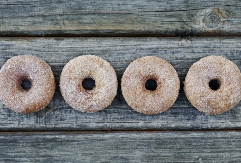 cinnamon-sugar donuts