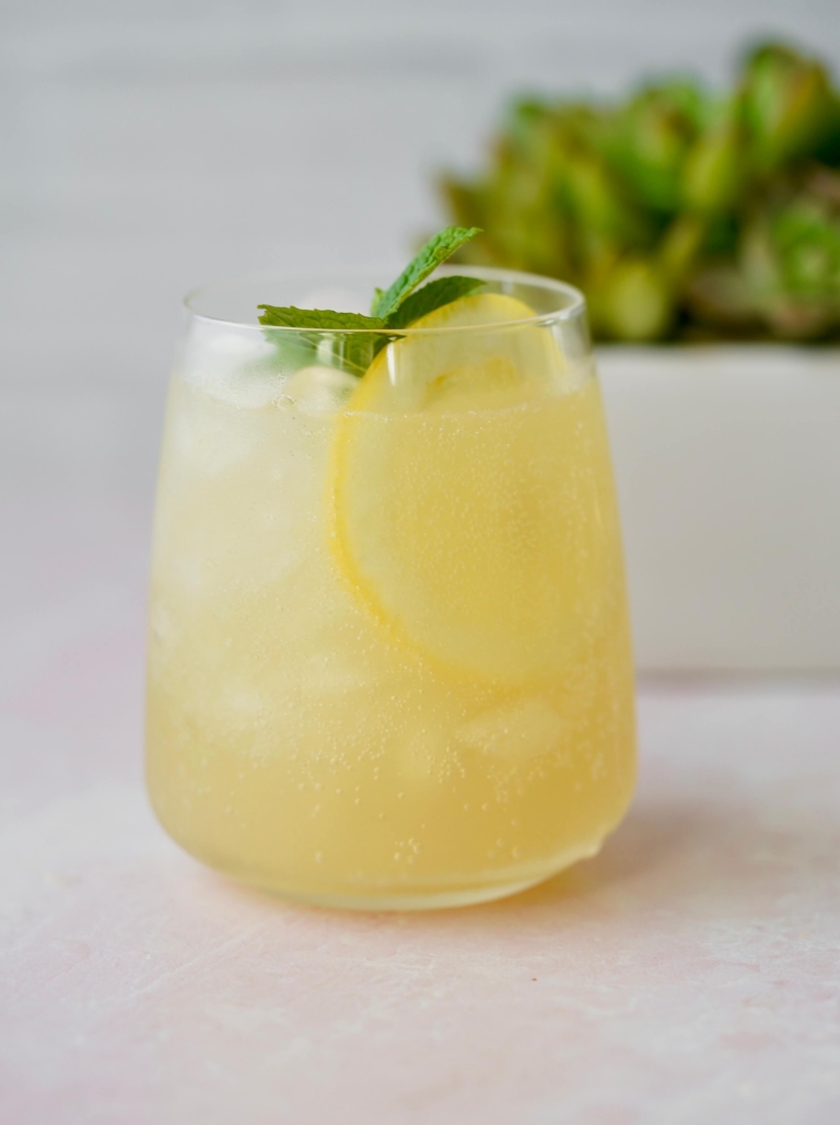 kombucha-vodka cocktail