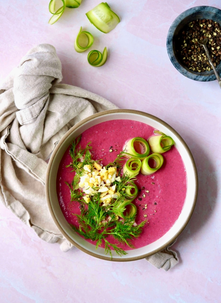 chilled beet soup