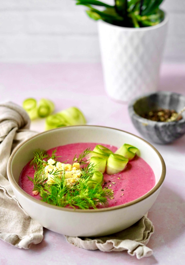 chilled beet soup