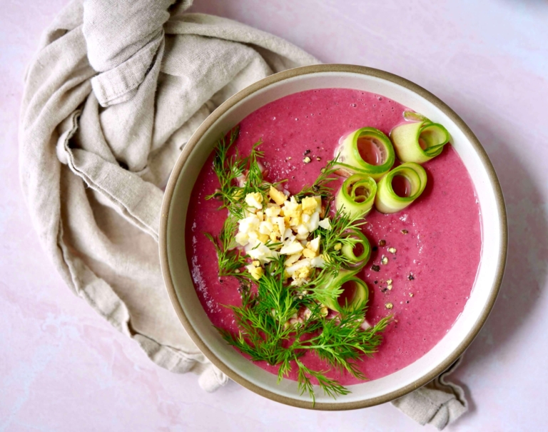 chilled beet soup