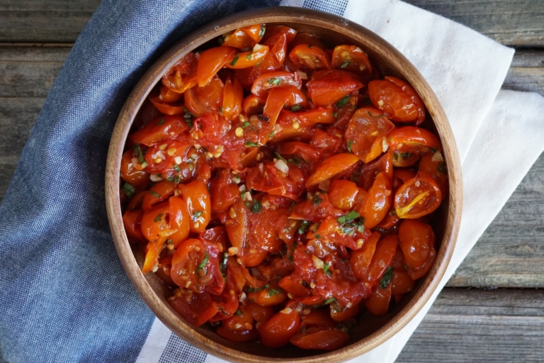 roasted tomato appetizer