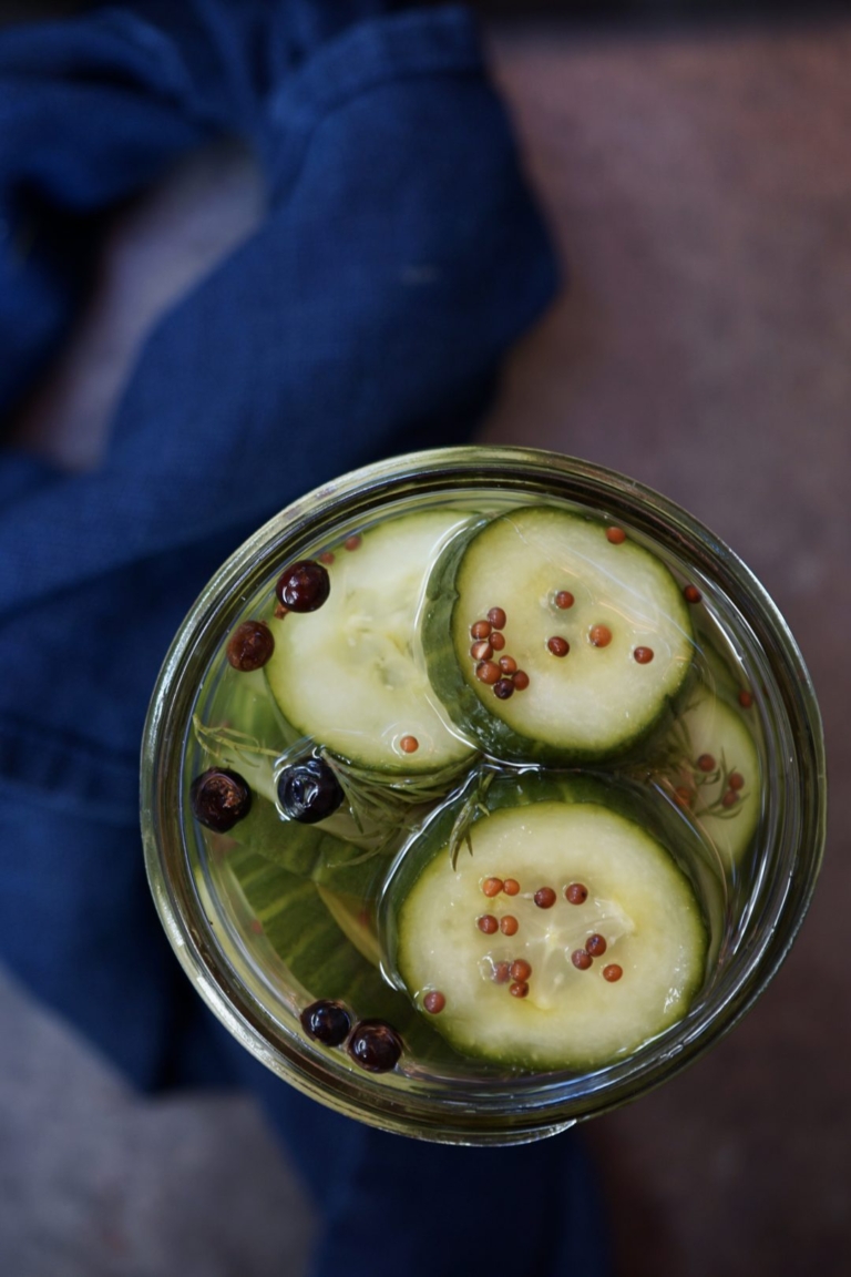 Scandinavian pickled cucumbers