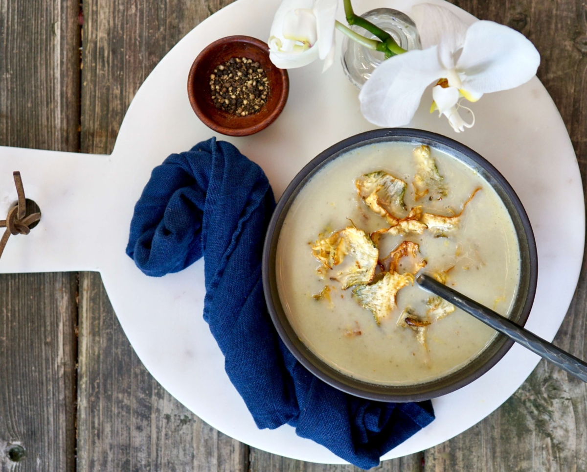 Summer artichoke soup