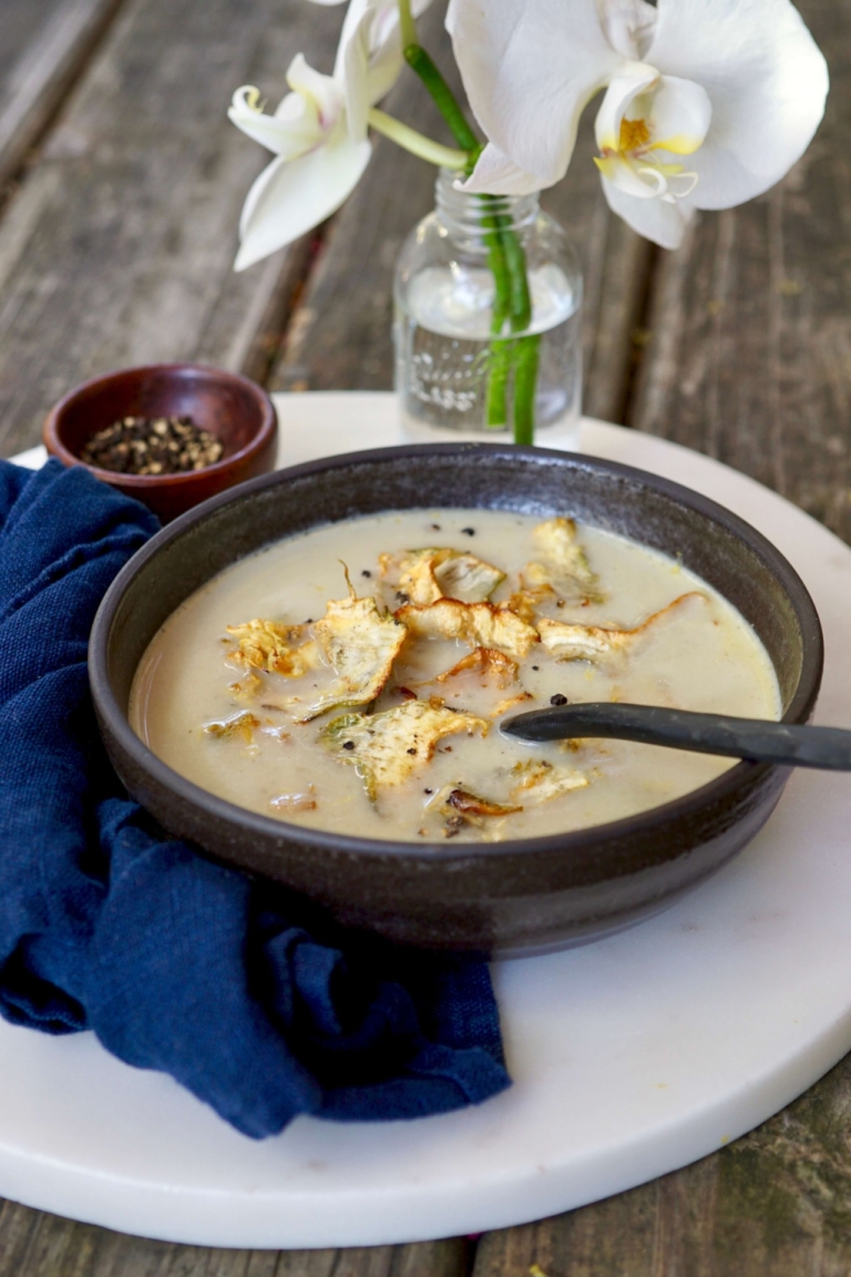Summer artichoke soup