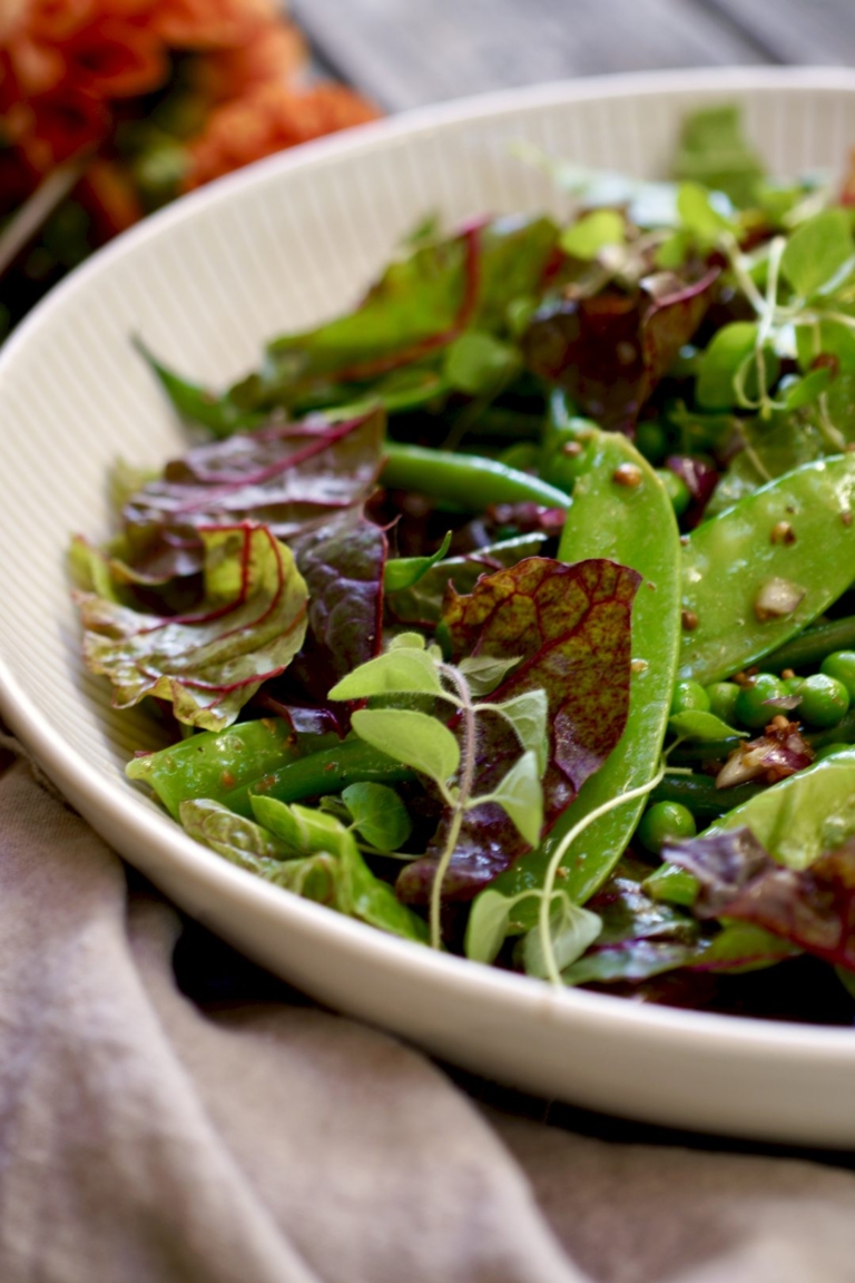 chard and green bean salad 