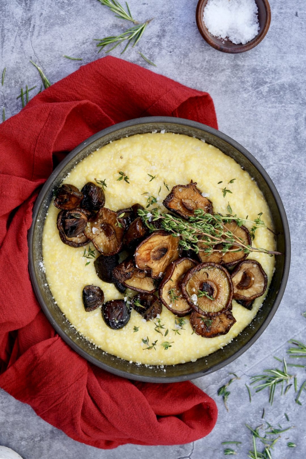 Easy Oven Polenta With Wild Mushrooms SIMMER + SAUCE