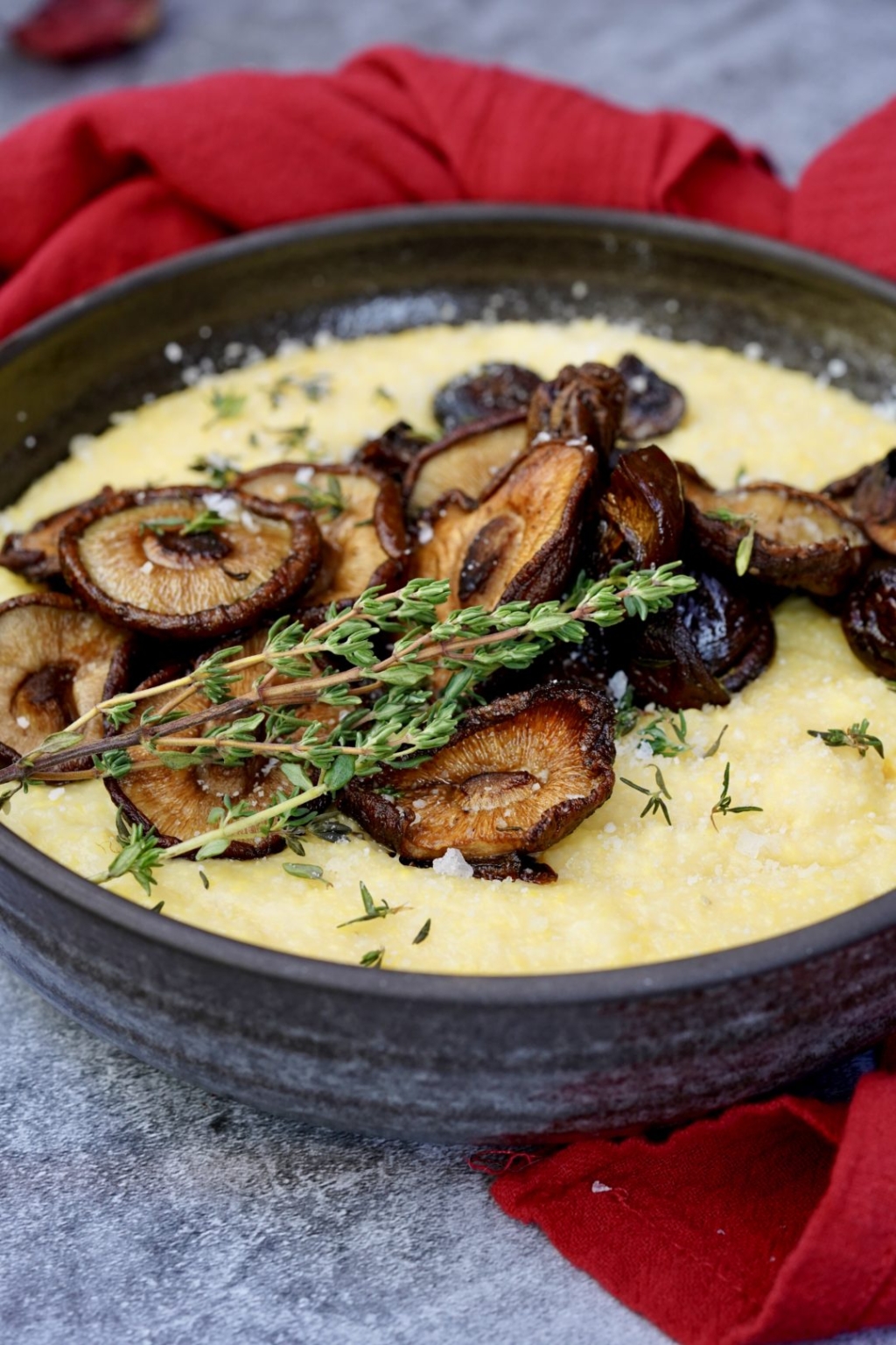 Easy Oven Polenta With Wild Mushrooms SIMMER + SAUCE