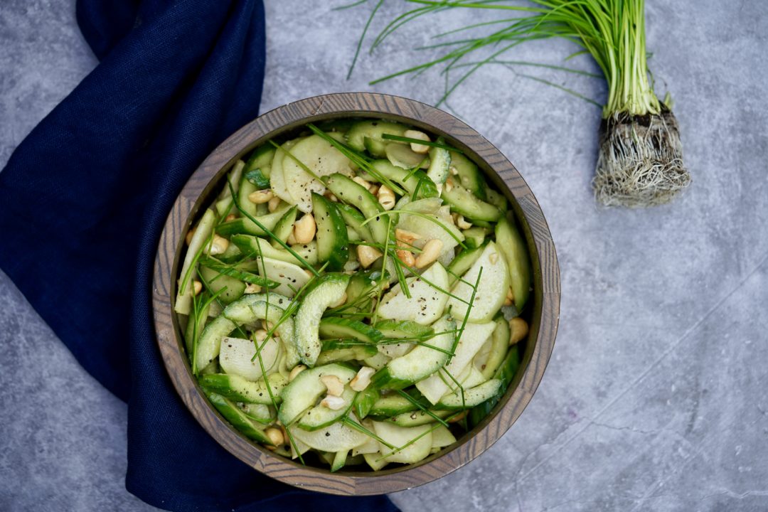 Cucumber And Kohlrabi Salad