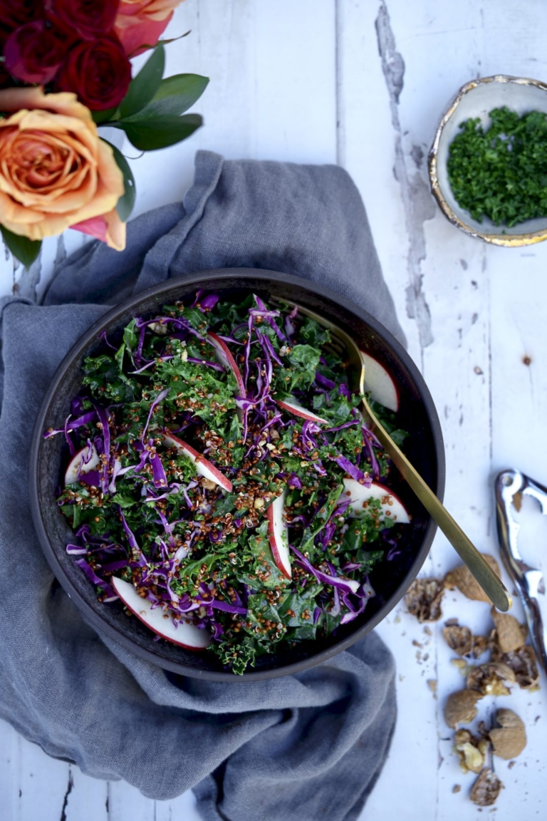 cabbage and kale slaw 