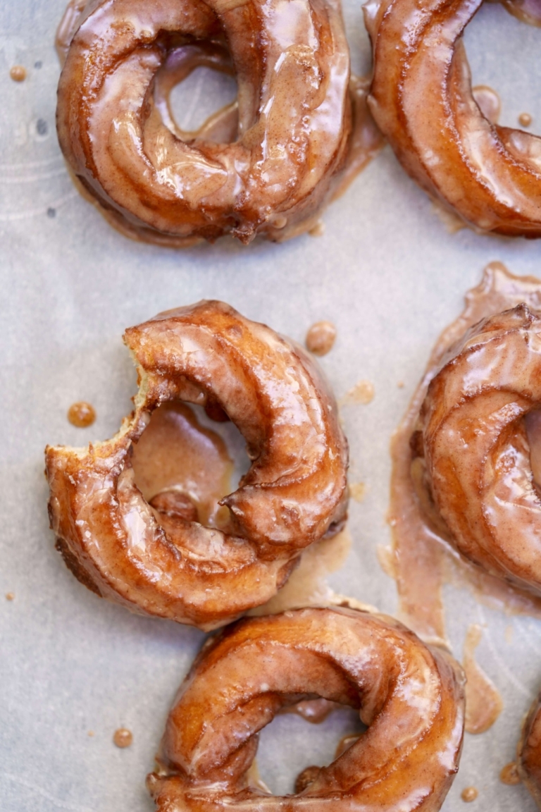 apple cider crullers