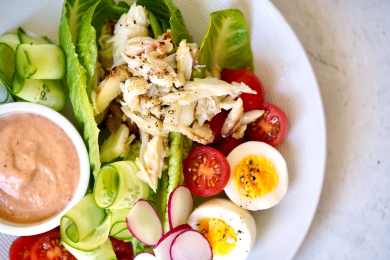 Crab Louie salad