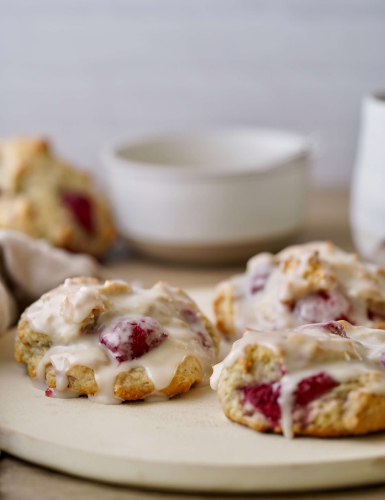 raspberry drop biscuits