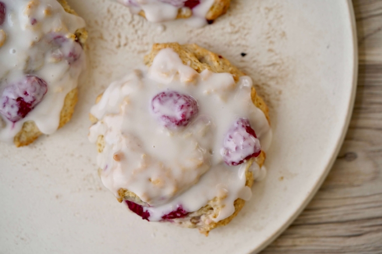 raspberry drop biscuits