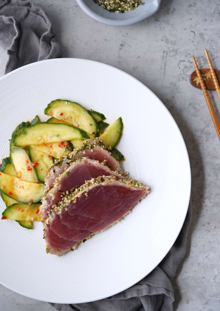 Furikake seared tuna 