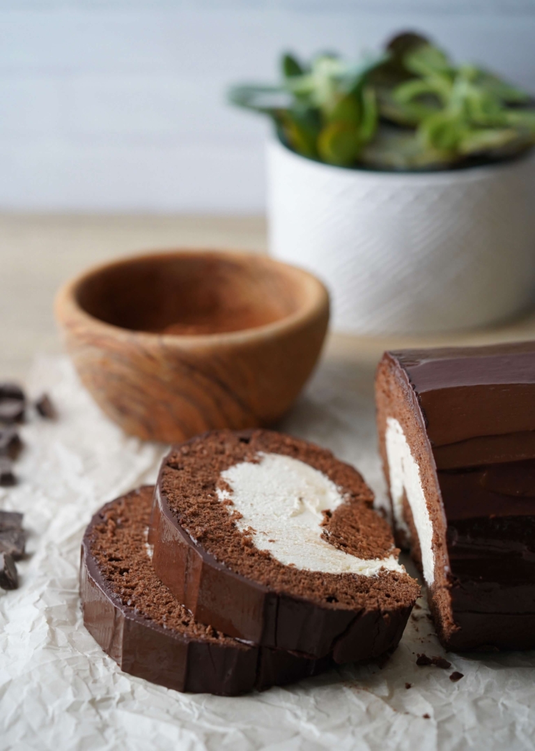 chocolate roll cake