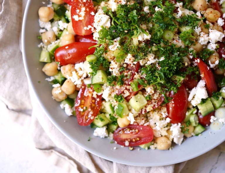 couscous and chickpea salad