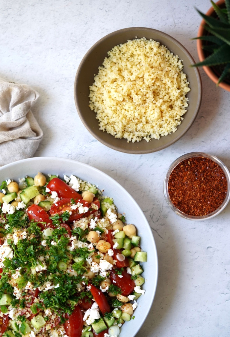 couscous and chickpea salad