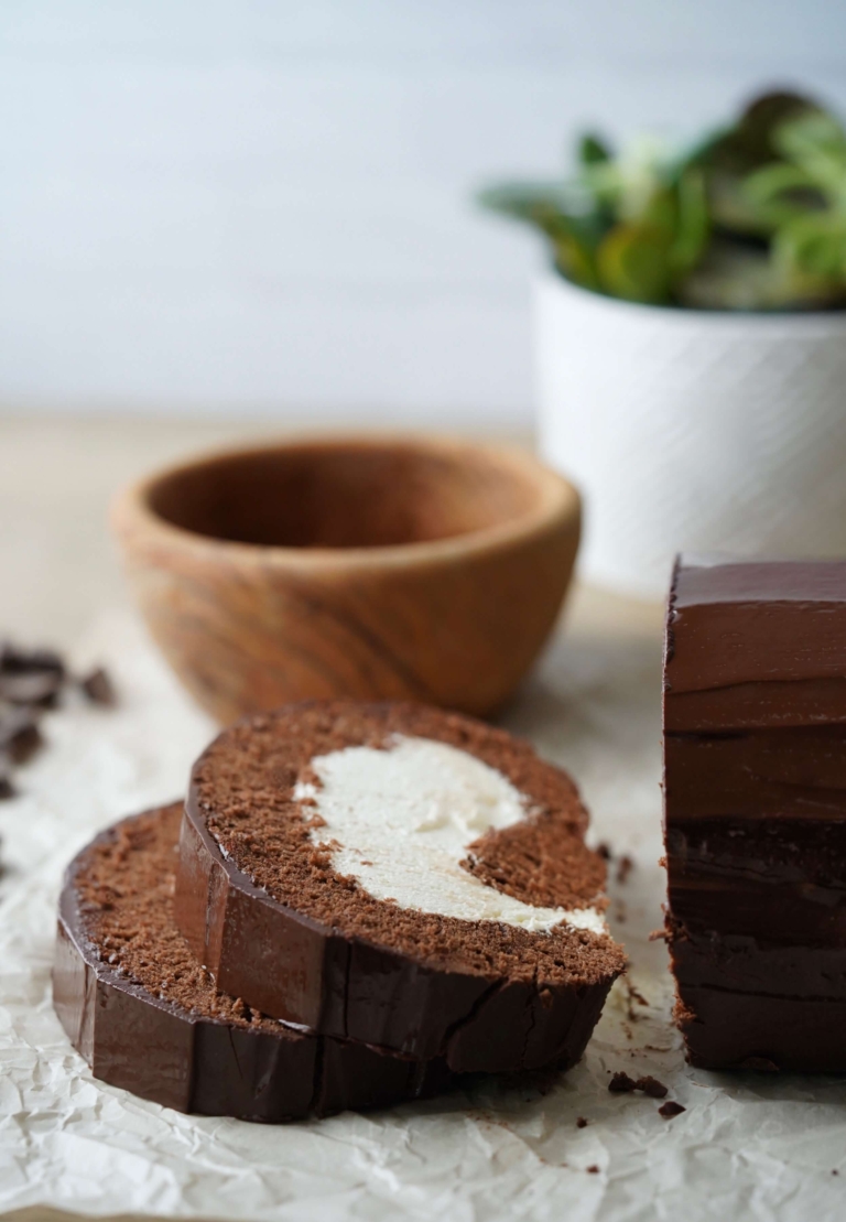 chocolate roll cake