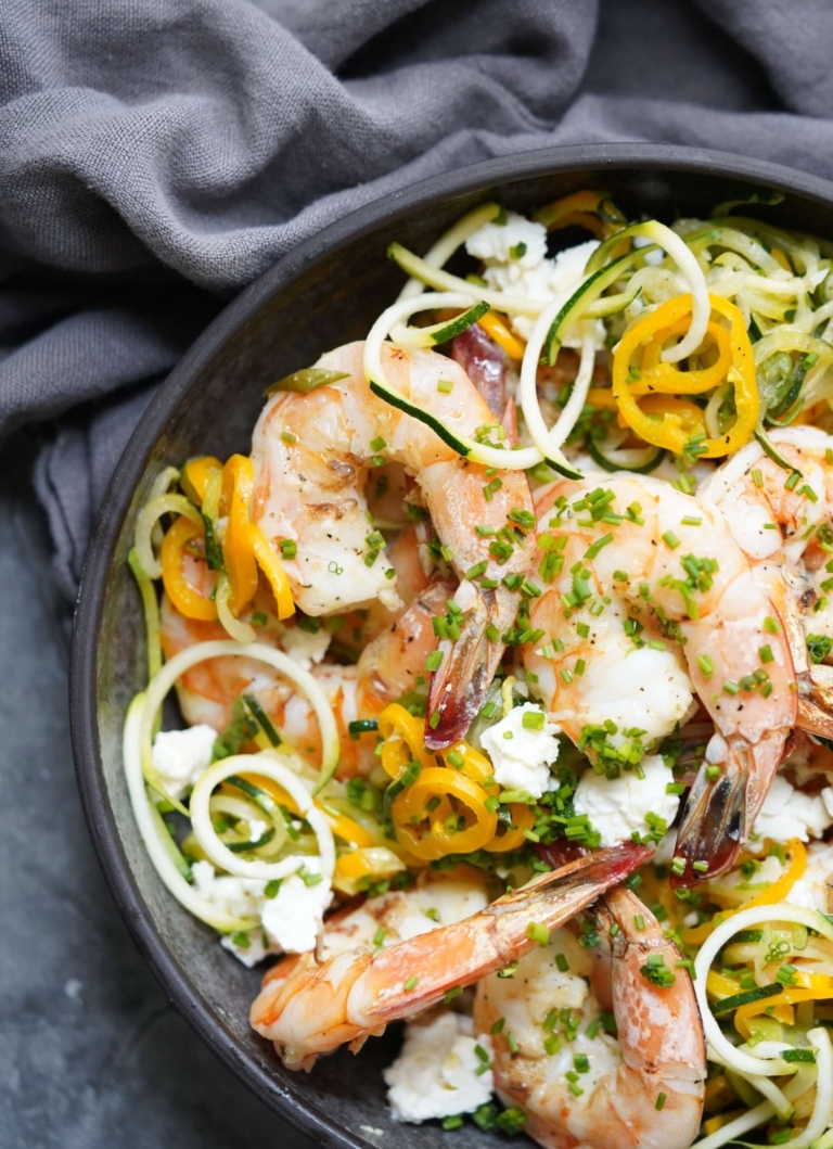 shrimp and zucchini