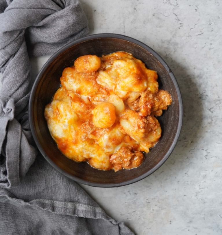 cheesy baked gnocchi