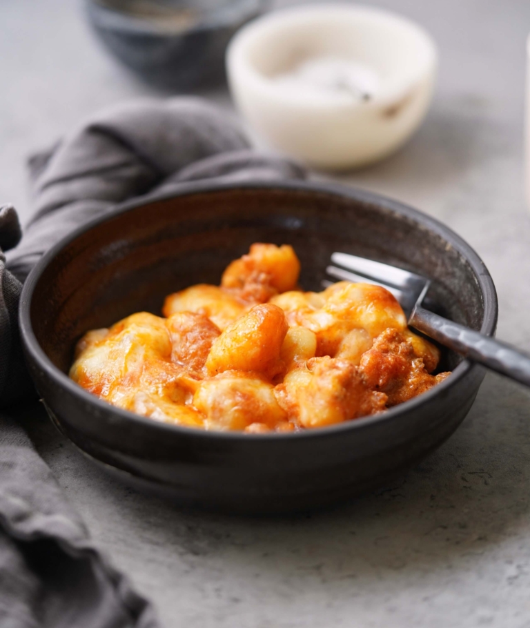 cheesy baked gnocchi