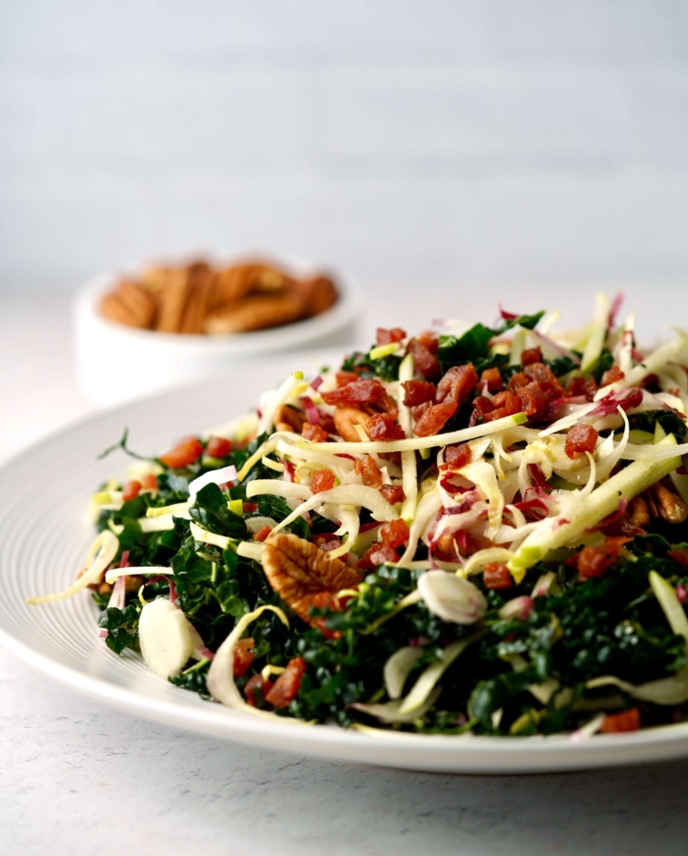 Kale, Pancetta And Apple Salad