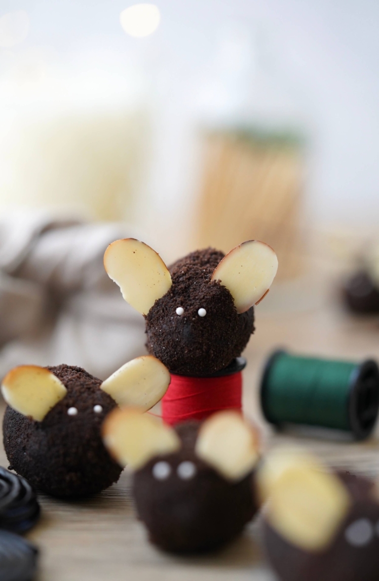 chocolate mice truffles