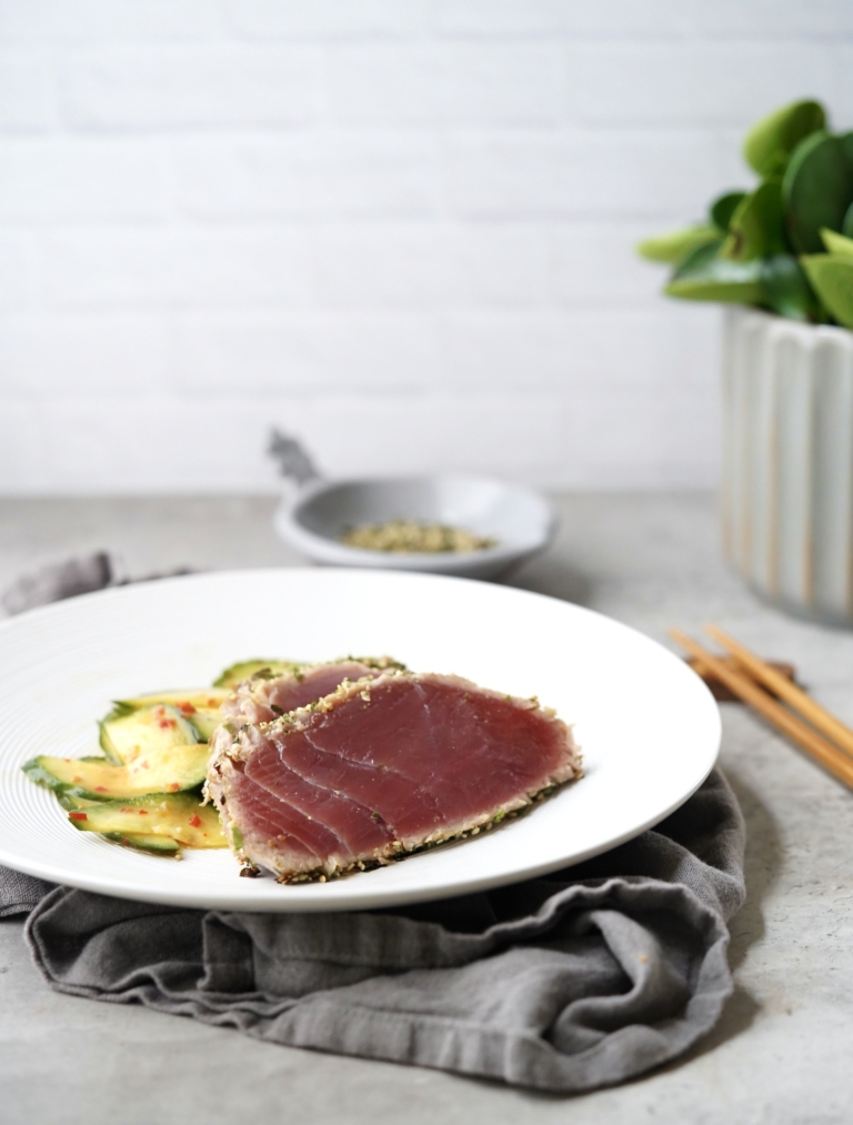 Furikake seared tuna 