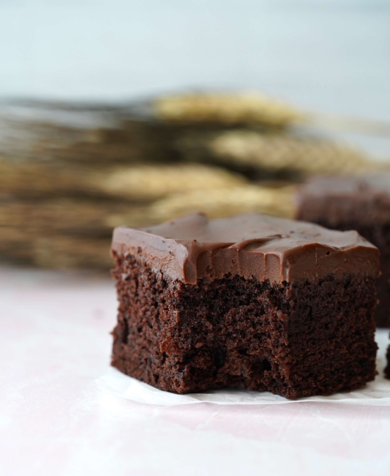 double chocolate buttermilk cake