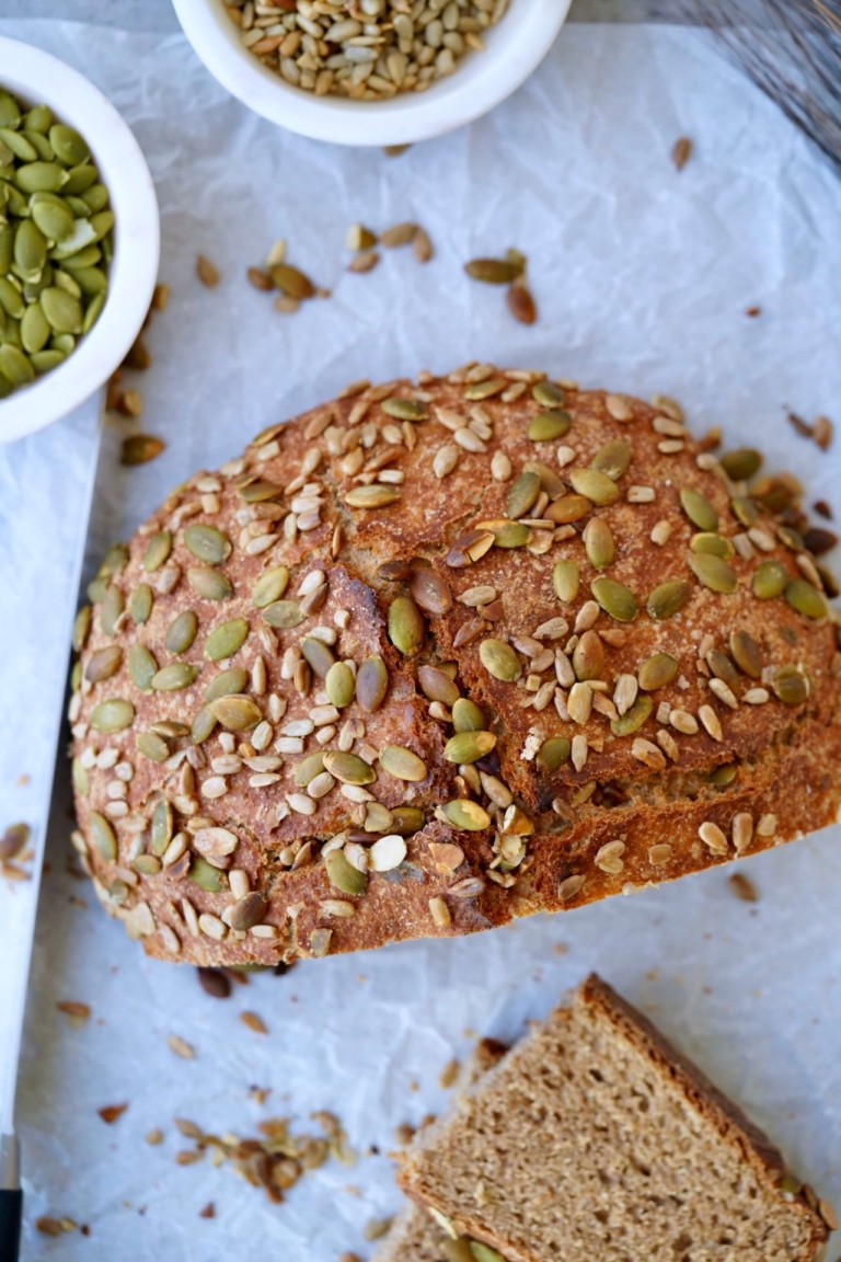 seeded whole wheat bread