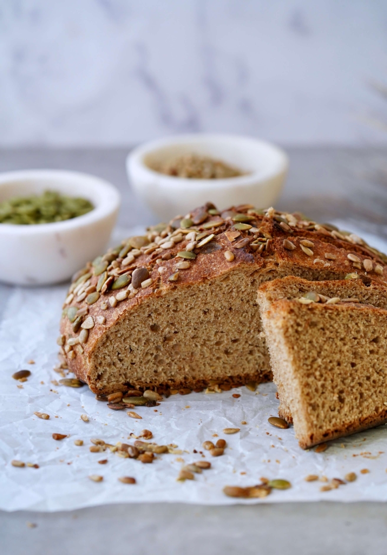 seeded whole wheat bread