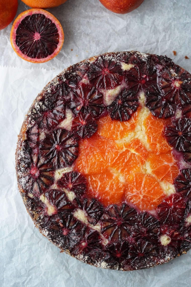 blood orange citrus cake