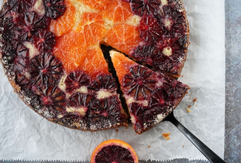 blood orange citrus cake