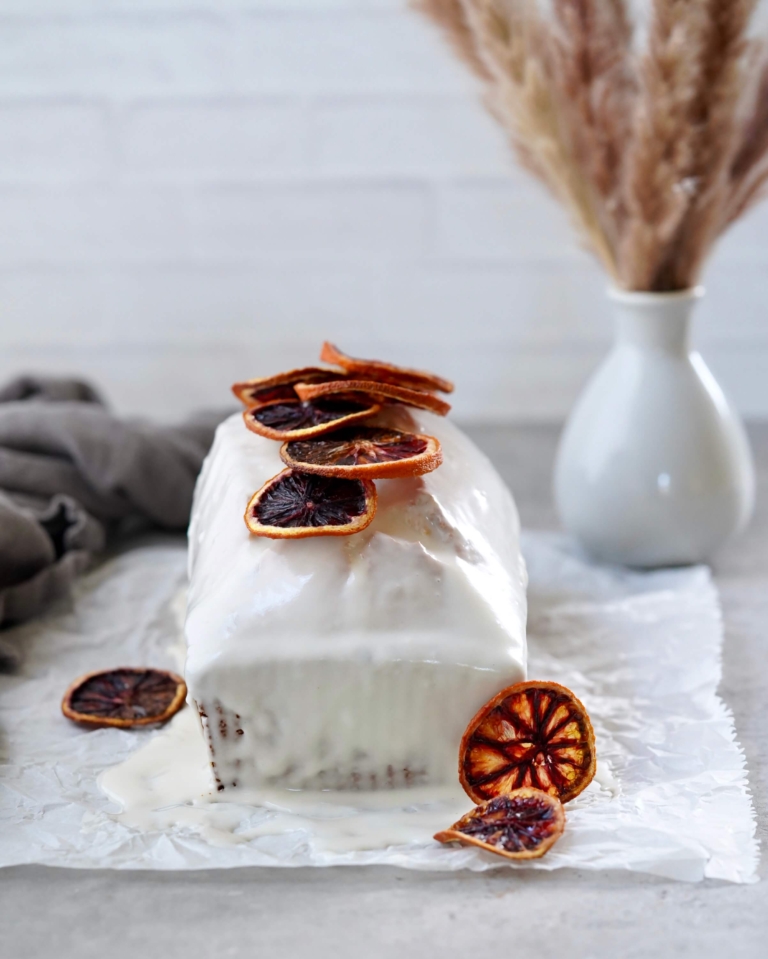 blood orange loaf cake