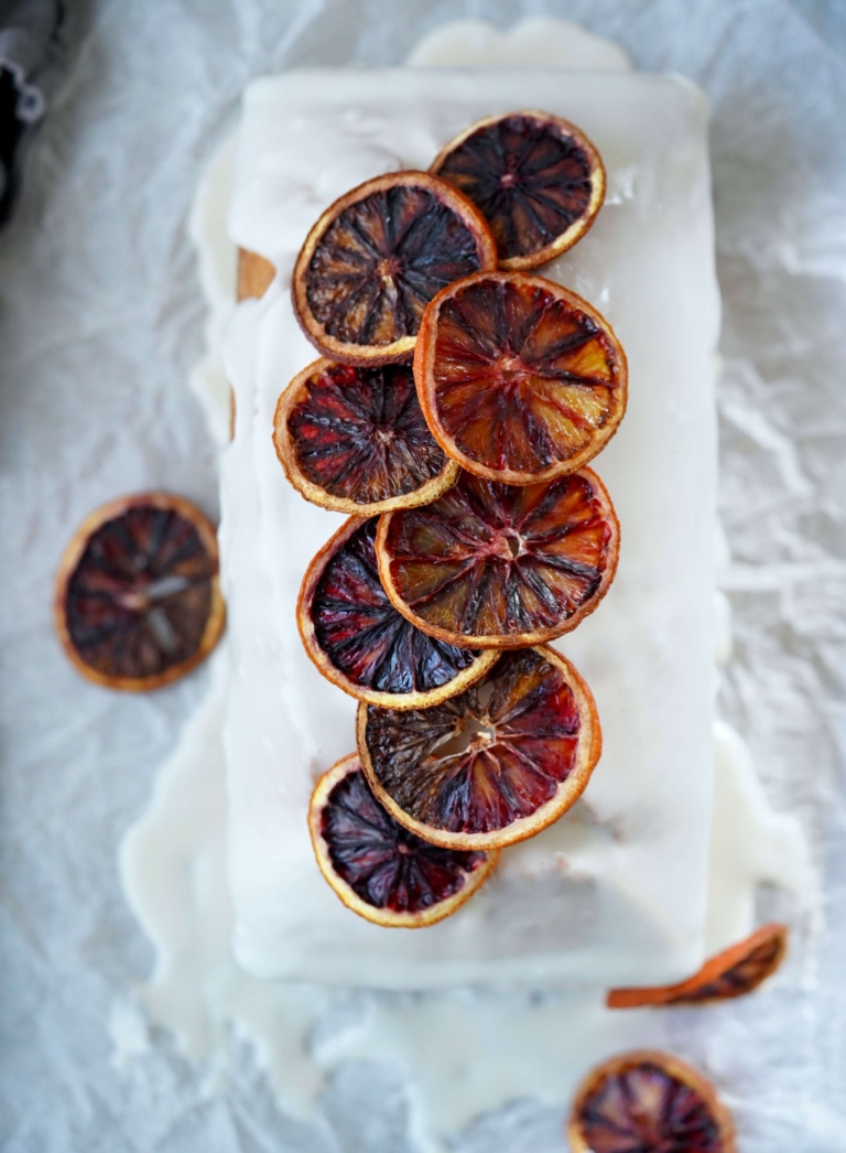 blood orange loaf cake
