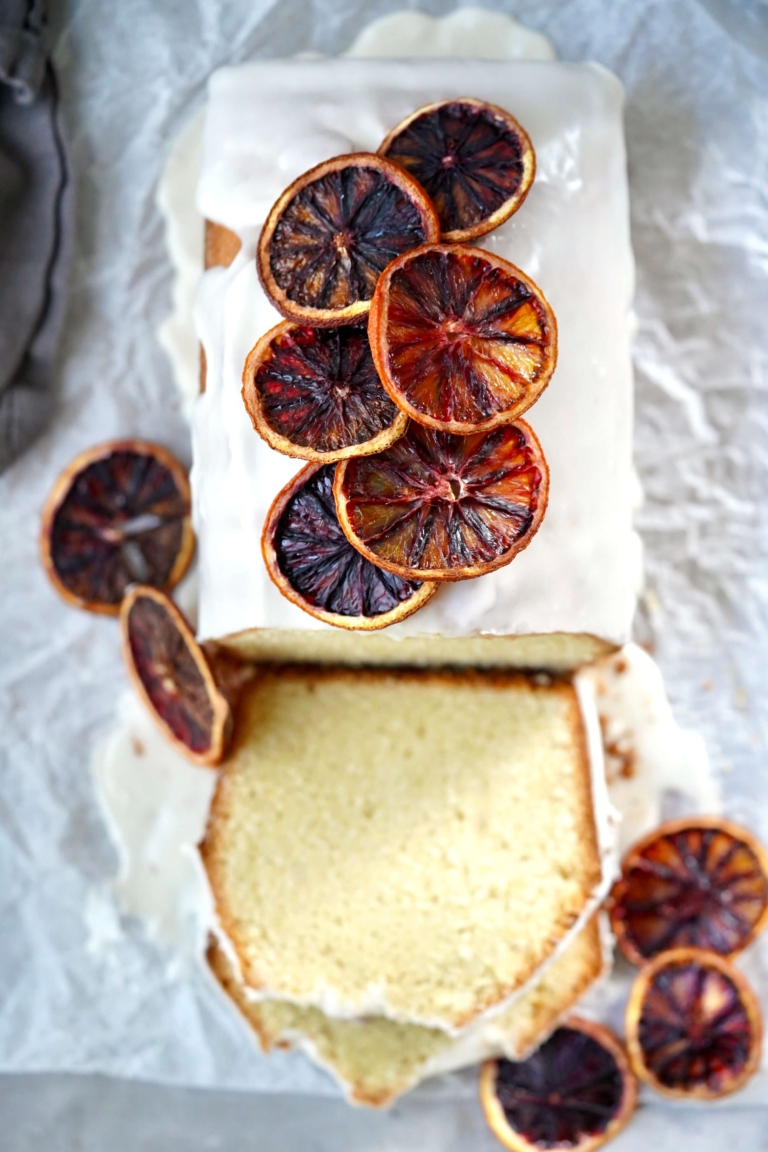 blood orange loaf cake