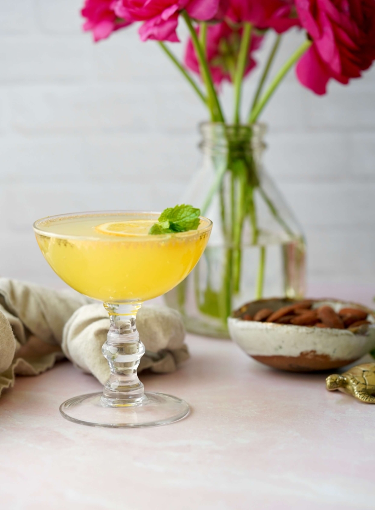 meyer lemon-mint mocktail