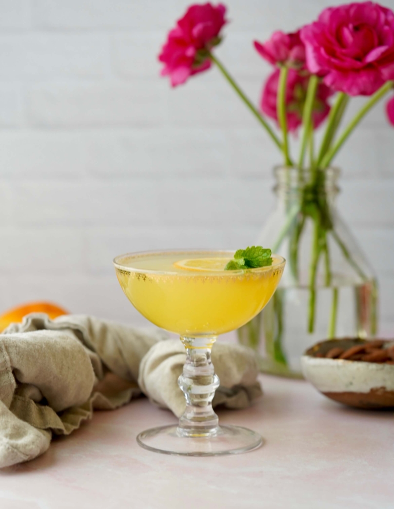 meyer lemon-mint mocktail