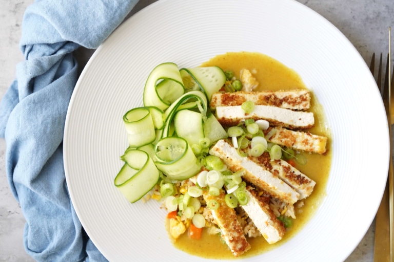 tofu katsu curry