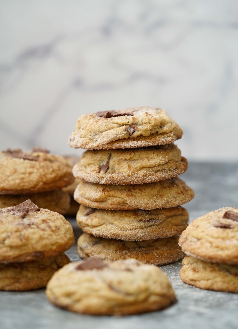 churro chocolate chip cookie