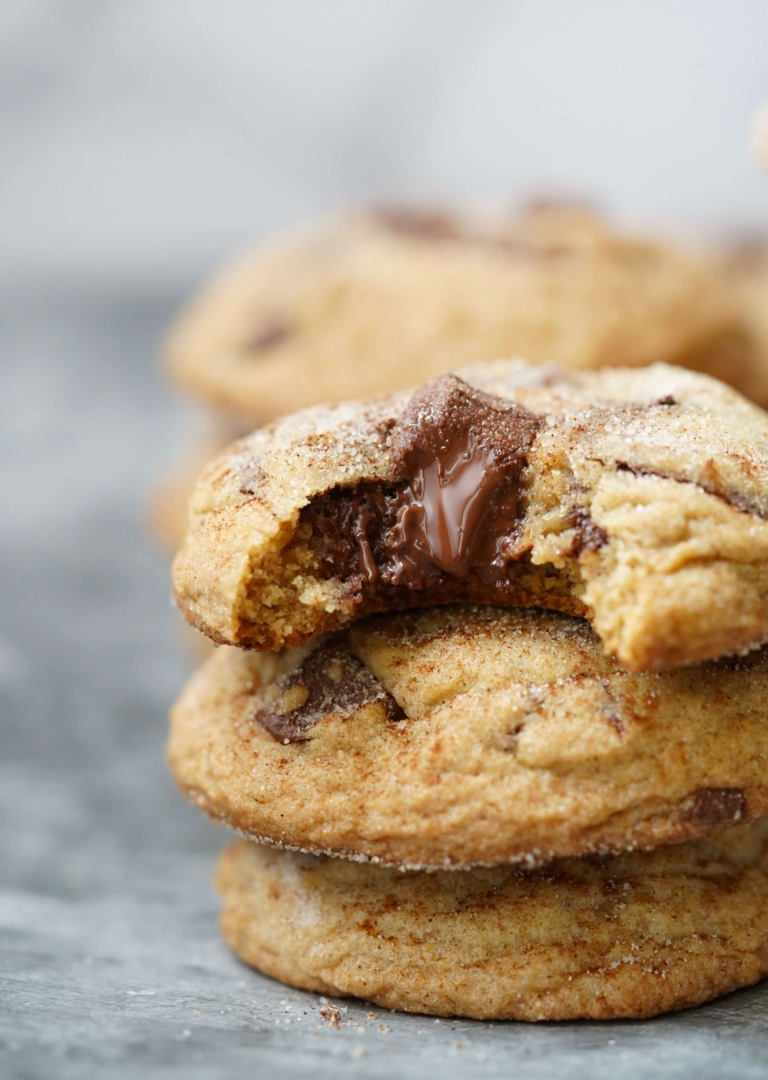 churro chocolate chip cookie