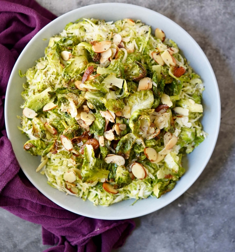 shaved brussels sprouts salad