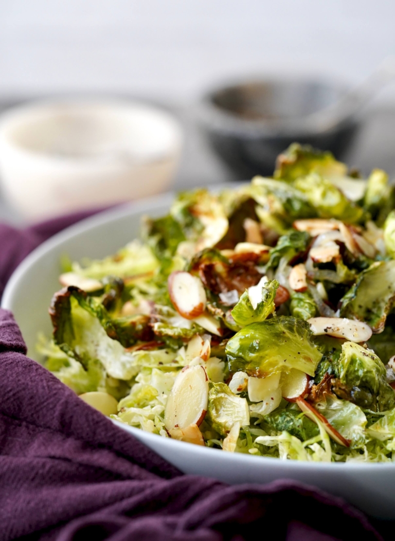 shaved brussels sprouts salad