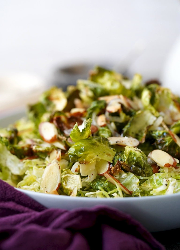 shaved brussels sprouts salad